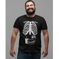 thumbnail image 2 of Tstars Skeleton Shirt Mens Rib Cage Costume Adult Funny Halloween Shirts for Men, 2 of 6