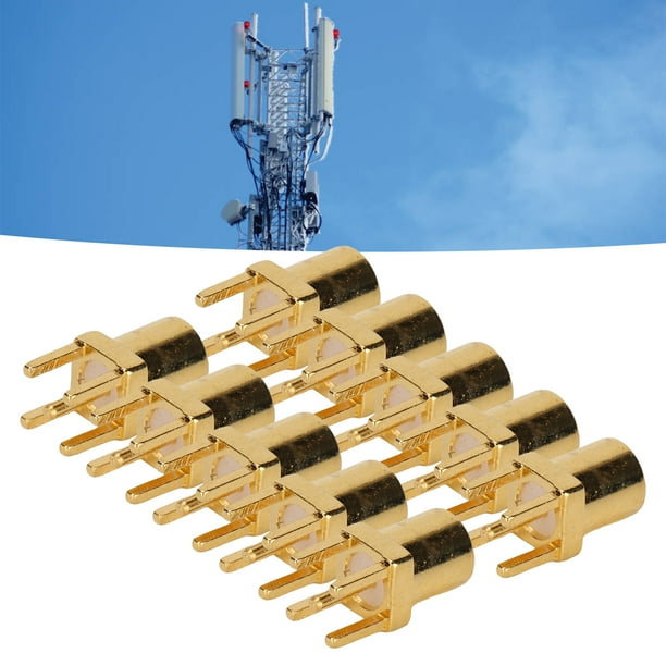 Conector 10 Uds. Conector MMCX KE Soldadura Hembra De 4 Pines Para Piezas De Mejora De Reparación De Cable De Auriculares PCB