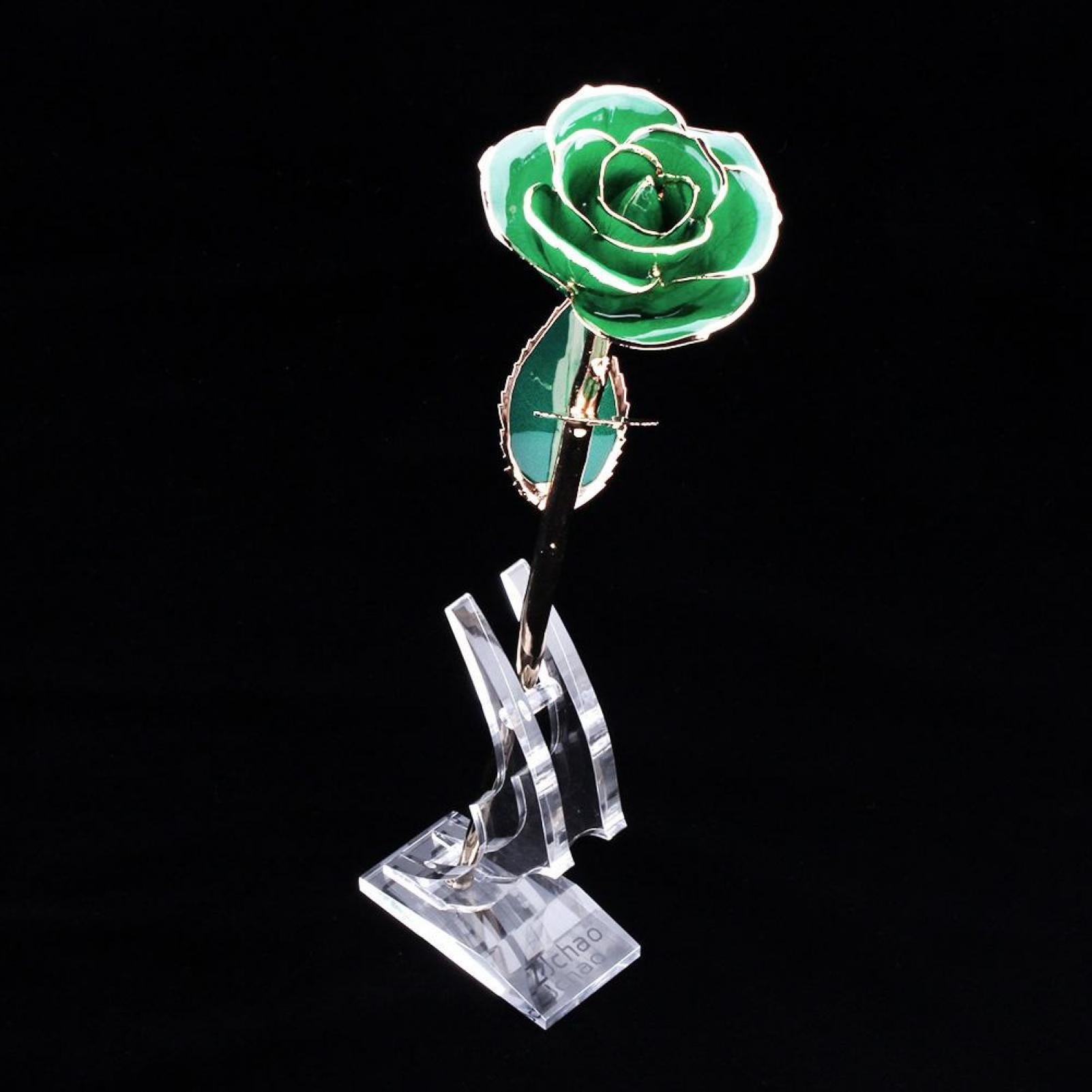 Details about   Long Stem Dipped 24k Gold Rose Gift Box with Stand Rose for Women Girl 