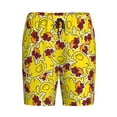 thumbnail image 4 of Naloa Duck with Star Sunglasses Men's Short Pajama Pants, Lounge Comfort Shorts with Elasticized Waistband and Side Pockets - Small, 4 of 9