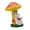 A, variant on Resin Mushroom Rabbits Figurine Decorative Model Statue with Solar Power Lights for Garden and Yard Display Accessories