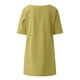 thumbnail image 4 of Blusa de verano Fnochy para mujer, de poliéster, de color liso, informal, sin tirantes, 4 of 6