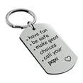 thumbnail image 5 of Tuvgenk Durable Stainless Steel Keychain, Personalized Engraved Gift for Men & Women & Milestone Celebrants, 5 of 5