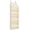 Off-White, variant on 4 Tier Over The Door Organizer, LazySpin Bathroom Door Organizer Hanging with Clear PVC Window for Laundry Nursery Closet Essential, Gray