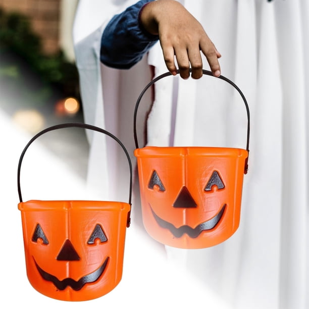 Accesorios decorativos de Halloween para bares con temática de calabazas. Barril de calabaza con brillo fantasmal, perfecto para fiestas.