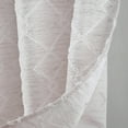 thumbnail image 2 of Connor Geometric Woven Jacquard Window Curtain Panel Beige, 2 of 5