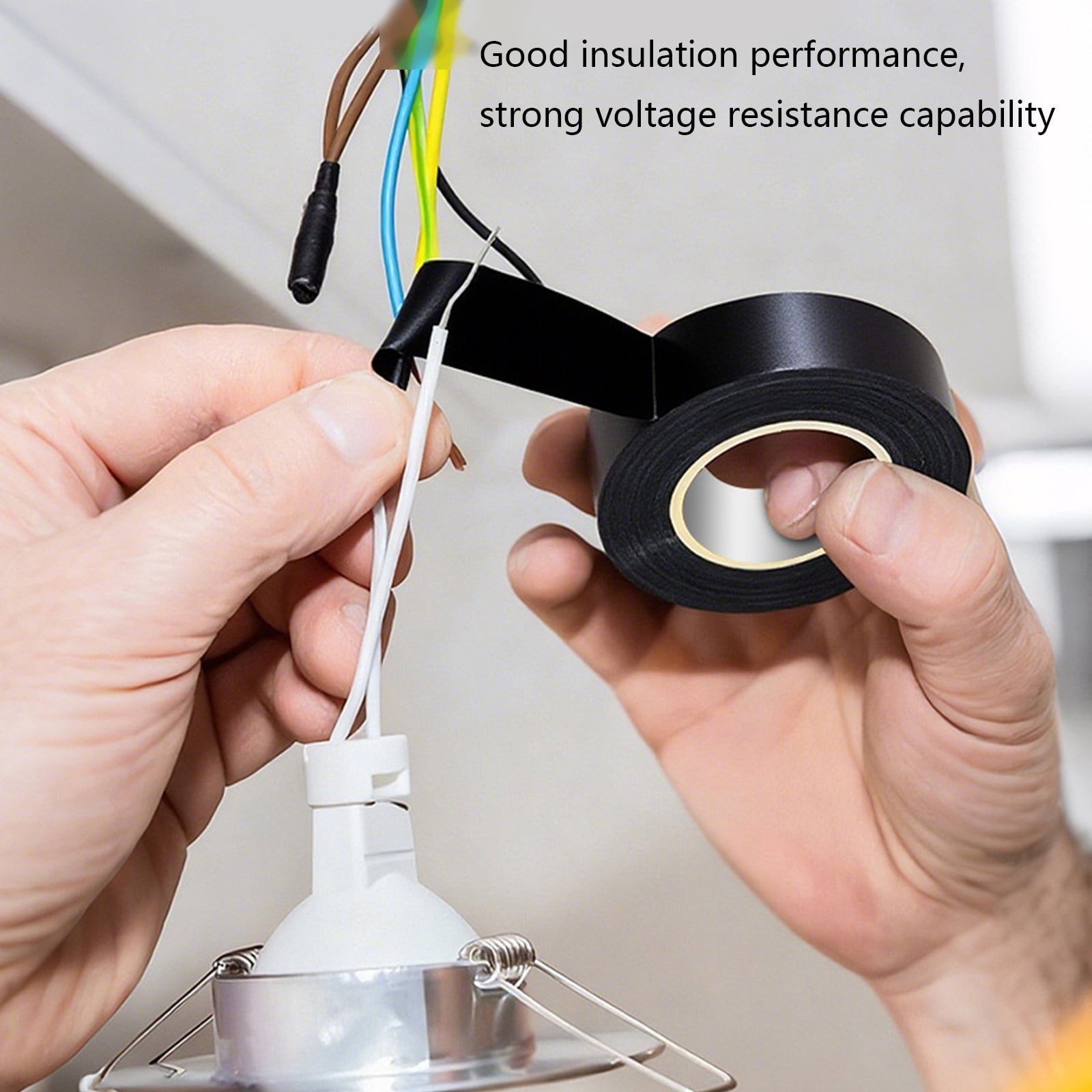 Heavy Duty PVC Electrical Tape 9Meter Length Safe And Heat Resistant Electric Tapes For Secure Wiring And General Use