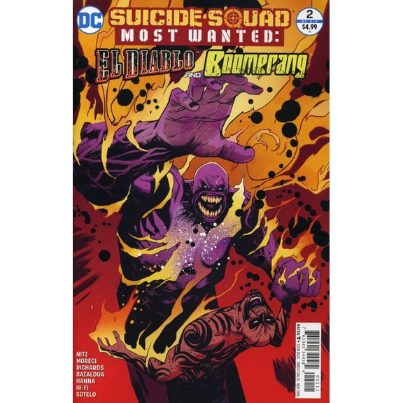 Suicide Squad Most Wanted: El Diablo and Boomerang #2 VF ; DC Comic Book