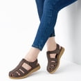 thumbnail image 5 of Ablanczoom Flats Sandals for Women: Comfortable Dressy Womens Sandals Arch Support Wedge Summer Shoes, 5 of 6