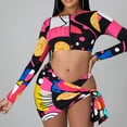 thumbnail image 4 of Conjunto de traje de baño de tres piezas con estampado de bikini elegante y cómodo para mujer OAVQHLG3B Store lin121212, 4 of 4