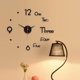 thumbnail image 4 of Matsuzay Reloj de pared DIY acrílico espejo reloj pegatina dormitorio sala de estar decoración Decoración del hogar negro, 4 of 6