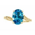 thumbnail image 2 of Tommaso Design� Oval 10x8mm Genuine Blue Topaz Ring, 2 of 9