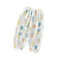 thumbnail image 3 of YTDSCS Boys Girls Long Bloomers Soft Cotton Lantern Pants 6M-6T Summer Anti-Mosquito Pants Ice Silk Trousers for Baby Kids, 3 of 9