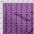 thumbnail image 2 of oneOone Silk Tabby Fabric Stripe & Mandala Block Print Fabric BTY 42 Inch Wide, 2 of 4