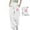 White, variant on Kids Girls Sweatpants Athletic Pants for Girls with Pockets Adjustable Drawstring Loose Fit Boys Pink Sweatpants Girls Size 6-7 Years Pants