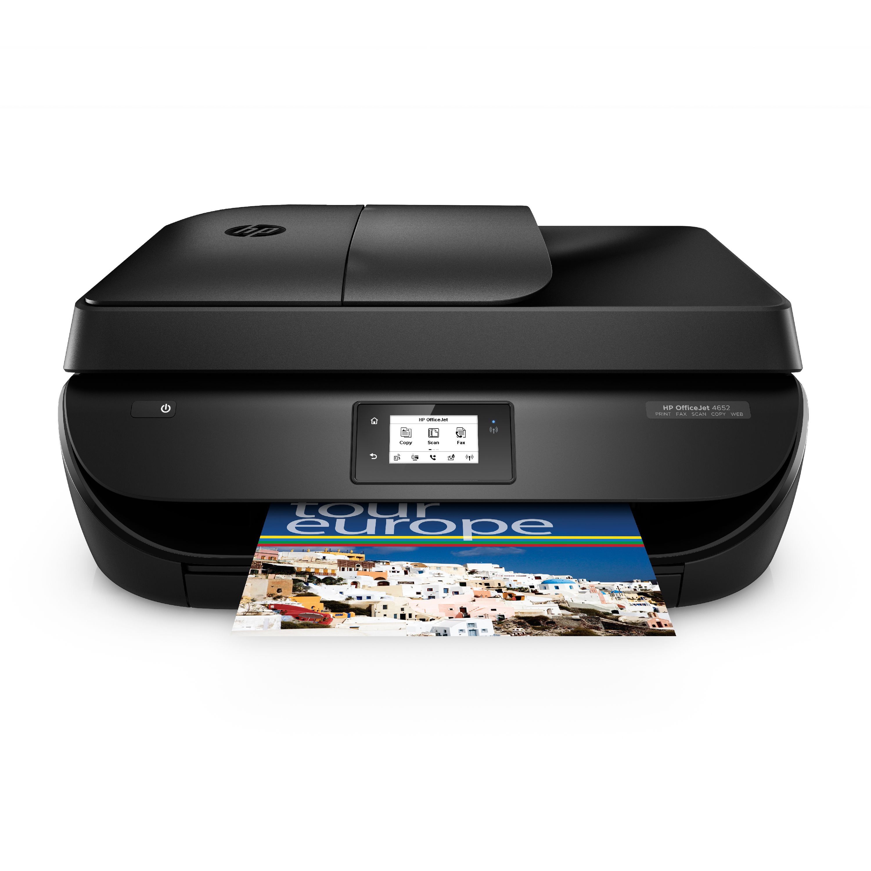 Monetair eerlijk te binden HP Officejet 4652 All-in-One Printer/Copier/Scanner - Walmart.com