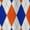 BDQ-3266, variant on Orange And Blue Traditional Argyle All Over Print Sleeveless Dress Loose Women's Dress Dresses Luxury Evening Dresses