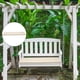 thumbnail image 4 of Cojín de asiento de banco de jardín de 2 pzas Cojín de asiento de sil de Sunnimix cojín del asiento del banco, 4 of 7