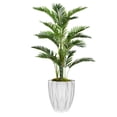 thumbnail image 1 of Vintage Home Artificial Faux Real Touch 5.67 Feet Tall Palm Tree With Eco Planter, 1 of 1