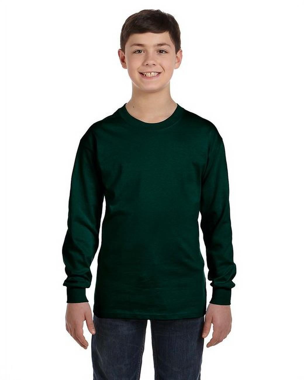 Fuel Subway Logo Gildan Long Sleeve T-Shirt Irish Green / L