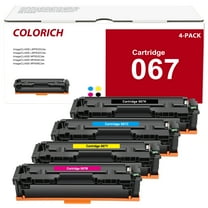 067 067H Toner Cartridge Compatible for Canon 067 067H Cartridge 067 imageCLASS MF656Cdw MF654Cdw LBP632Cdw LBP633Cdw MF653Cdw Printer High Yield CRG-067 Ink(4-Pack, Black Cyan Magenta Yellow)