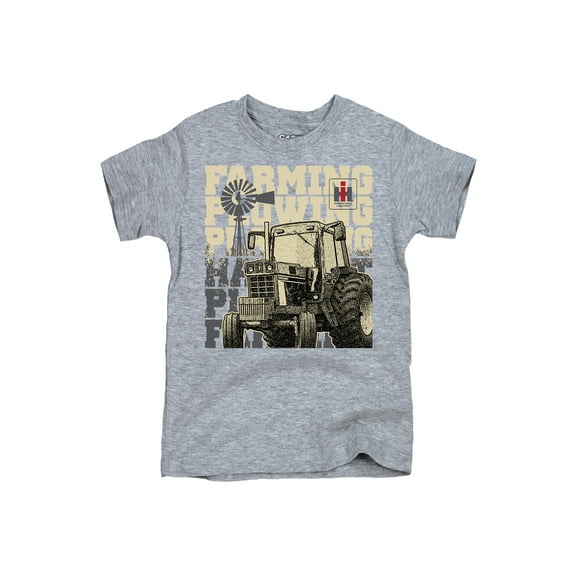 Case IH - Farming Plowing Playing -Youth Short Sleeve Graphic T-Shirt