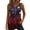 Blue, variant on 250th Anniversary Tank Top for Women Casual Sleeveless Ruched Blouses Button Tee Celebration for 250th Anniversary,White (M)