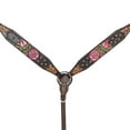 thumbnail image 5 of HILASON Western Horse Headstall Breast Collar Leather Brown, 5 of 8