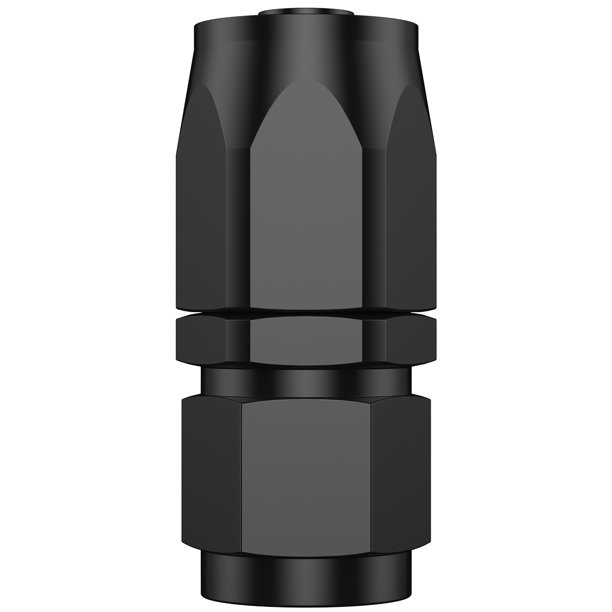 Muyoka Extremo de manguera giratoria recta 4AN 6AN 8AN 10AN 12AN Adaptador de manguera de repuesto reutilizable de aluminio para manguera de combustible trenzada de nailon y acero inoxidable Muyoka Hogar