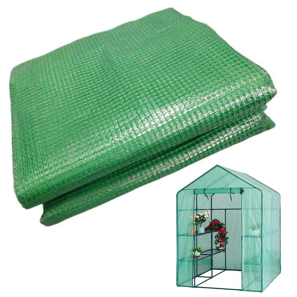 Housse en Pvc pour Serre Intérieure/extérieure Maison Verte Balcon Serre Housse en Pvc Protecteur de Plantes Outils de Jardin Accessoires Vert