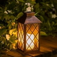 thumbnail image 2 of Solarlaterne für außen，TakemeEuro Solarlampe für Außen Gartendeko Weiß Solar Gartenlaterne (latón) Ormromra LL-0762, 2 of 6