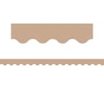 thumbnail image 1 of Pomme (6 PK) Bordure Festonnée Marron Clair, 1 of 1