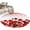 Red, variant on Area Rug for Living Room, Valentine's Day Non-Slip Indoor Ex Large Carpet for Bedroom/Dining Room, Pink Roses Love Hearts Romantic Washable Low-Profile Rectangle Floor Runner Rugs - 8 x 10 Ft