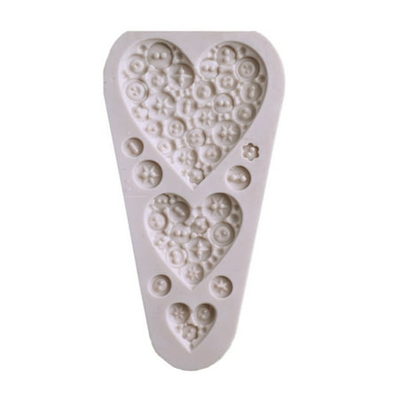 

OOKWE Silicone Candy Mould Silicone Baking Mold Heart Shape Kitchen Baking Accessories