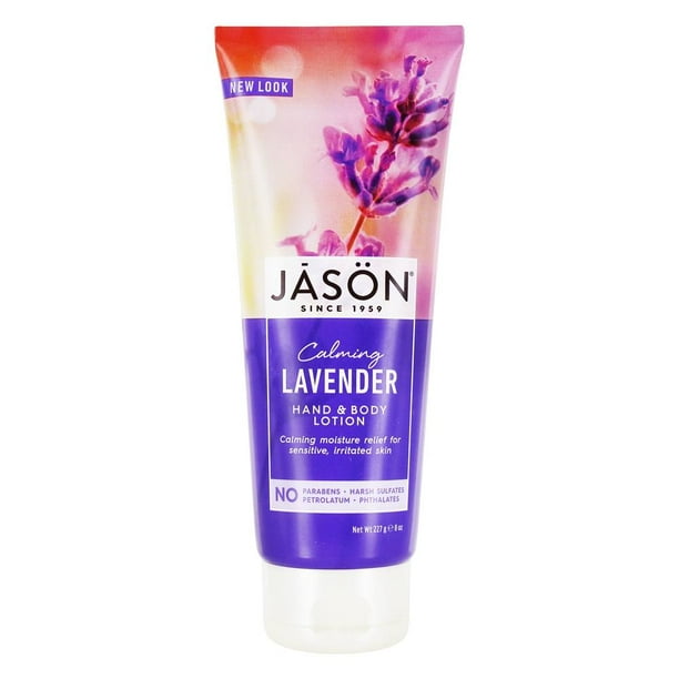 JASON Natural Products - Lotion Apaisante pour les Mains et le Corps Lavande - 8 oz.