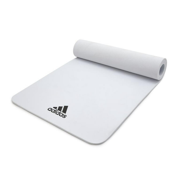 vredig Overzicht Verlaten Adidas 69 x 24 Non Slip Exercise Fitness & Pilates Yoga Mat, 8mm Thick,  White - Walmart.com