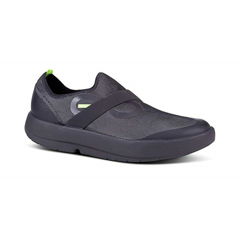 OOFOS - OOFOS OOmg Men's Fibre Low Shoe, Black/Gray, 11 D(M) US ...