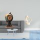 thumbnail image 2 of Reloj de mesa coleccionable con figura de globo terráqueo, adorno moderno y artístico para escritorio, estantería, dormitorio, armario, decoración del, 2 of 8