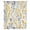 Light Beige Dark Blue Light Yellow, variant on Blue Yellow Spring Floral Sheer Curtains 45 Inches Long, Summer Blooms Botanicals Light Filering Curtains, Breathable Simi Curtain Privacy Drapes for Kitchen Bathroom Small Window Treatment