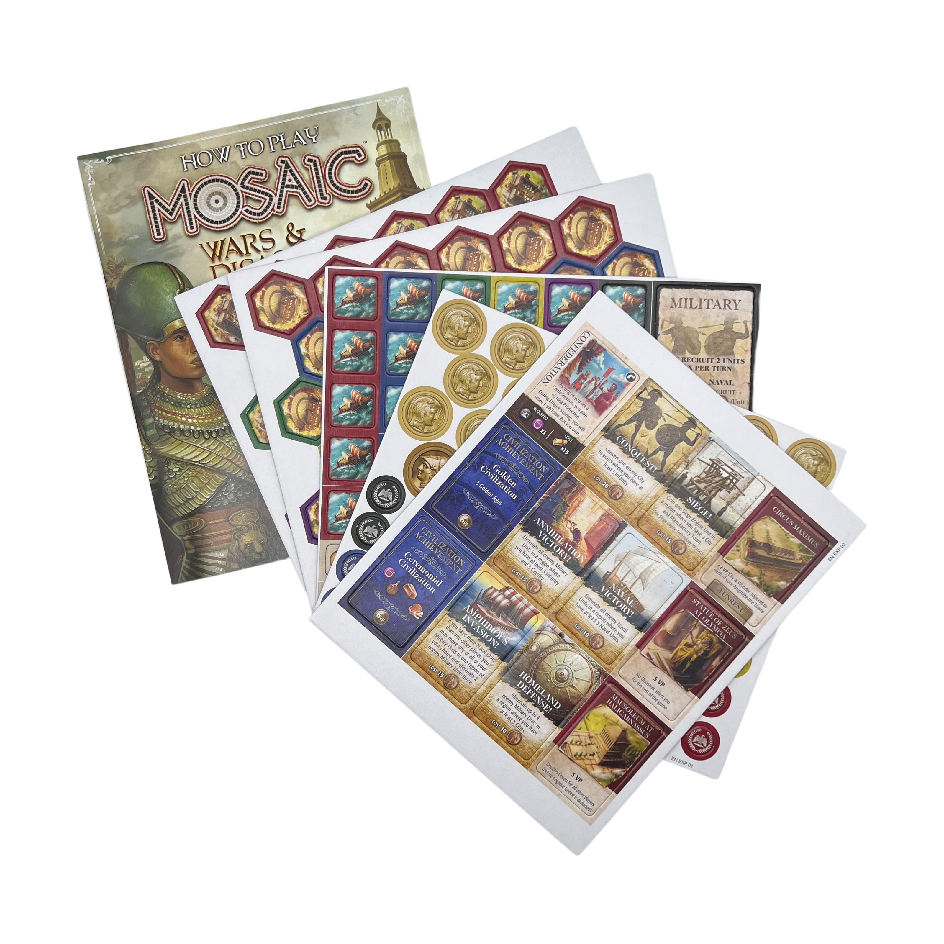 Forbidden Games Mosaic: Wars & Disasters Expansion - Sphinx/Retail Edition