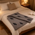 thumbnail image 5 of Halloween Flannel Throw Blanket Festive Floral Decorative Blanket For Sofa Couch Bed Versatile Home Decoration For Bedroom Living Room And Holiday Decor, 5 of 7