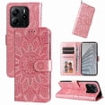 thumbnail image 1 of Funda tipo cartera GANGXUN para Xiaomi Redmi Note 14 4G , diseño girasol, cuero PU, soporte, cierre magnético, tarjetero, 1 of 5