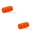 thumbnail image 1 of bedienty 91 .5m Cotton Cord Rope Crafts Macrame String Solid Color Cotton Yarn Rope Home Textiles Durable Do Not Fade Cotton Rope orange 2Set, 1 of 6