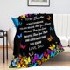 thumbnail image 2 of LHSHID Bible Verse Blanket Flannel Soft and Comfortable Anti static Bed Sofa Blanket 60x80in, 2 of 6