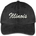 thumbnail image 1 of Trendy Apparel Shop Illinois State Embroidered Low Profile Adjustable Cotton Cap, 1 of 2