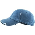 thumbnail image 3 of Washed Solid Vintage Distressed Cotton Dad Hat Adjustable Baseball Cap Polo Style, 3 of 7