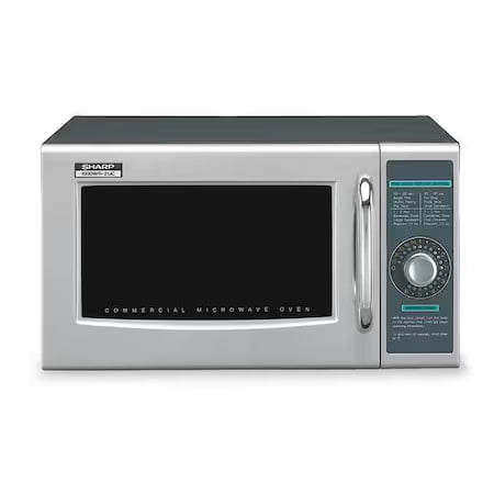Sharp R21lcfs Microwave, Commercial, Countertop, 16 In D X 20 1/2 In W X 12 1/8