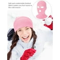 thumbnail image 6 of 3 Holes Ski Mask Full Face Cover Outdoor Balaclava Winter Knitted Neck Gaiter for Halloween Sports Cycling, 6 of 6