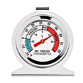 thumbnail image 4 of Mistaha Refrigerator Thermometer -20℃～20℃/-20℉～80℉ Stainless Steel Classic Fridge Thermometer Large Dial with Red Indicator Thermometer, 4 of 8