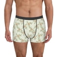 thumbnail image 1 of Balery Rose Darkseagreen Color Background Calzoncillos bóxer para hombre, ropa interior de algodón suave y transpirable con cinturilla de nailon-Medium, 1 of 5